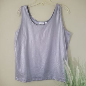 Chico's size 2 glitter tank top.